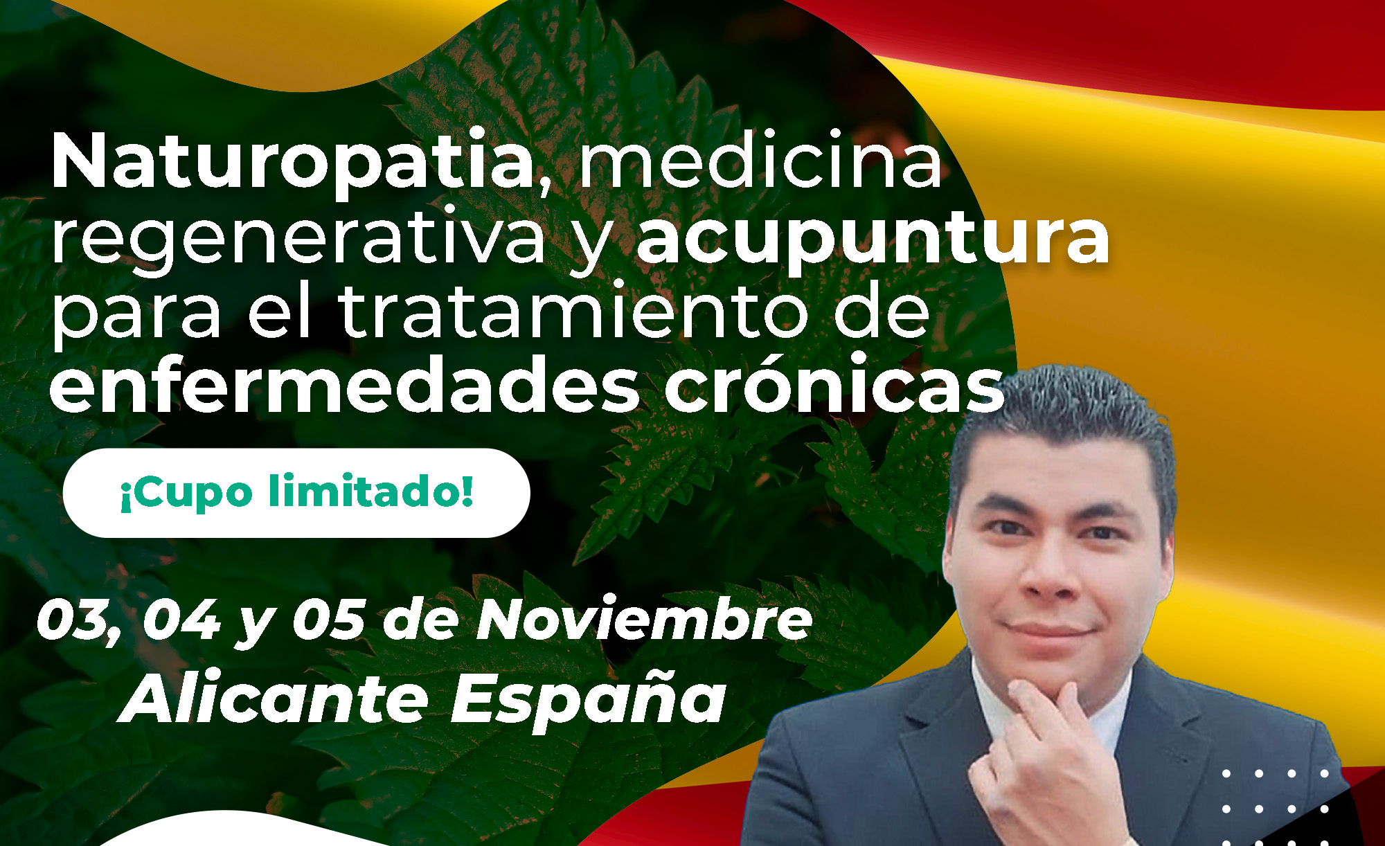 Naturopatia, medicina regenerativa y acupuntura para el tratamiento de enfermedades crónicas