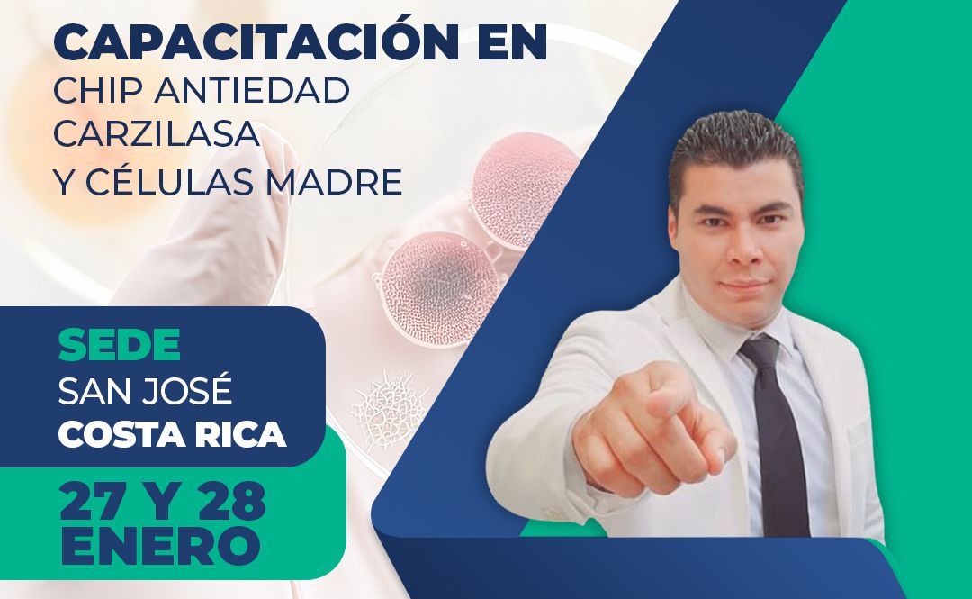 Taller de Chip Antiedad (Pellet), Carzilasa y Células Madre en Medicina Antienvejecimiento