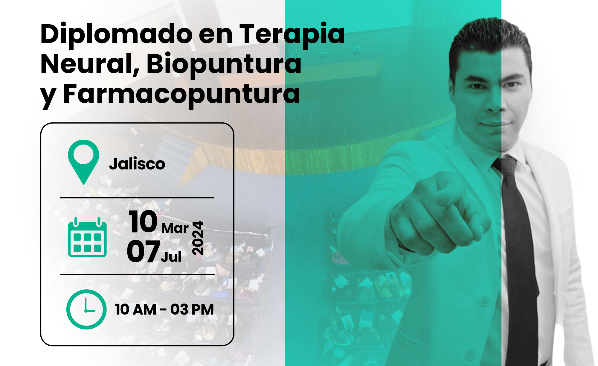 Diplomado en Terapia Neural, Biopuntura y Farmacopuntura