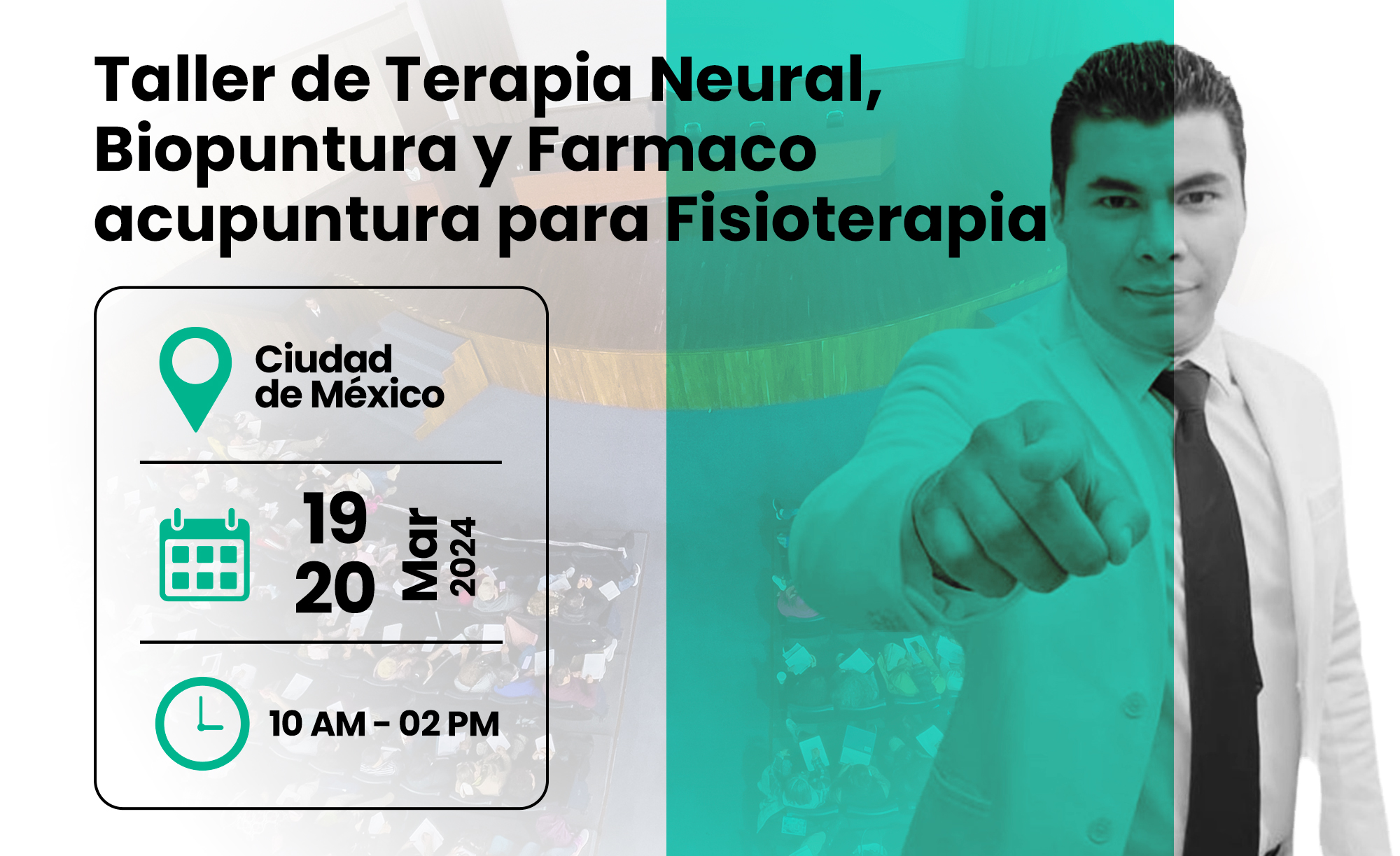 Taller de Terapia Neural, Biopuntura y Farmacoacupuntura para Fisioterapia