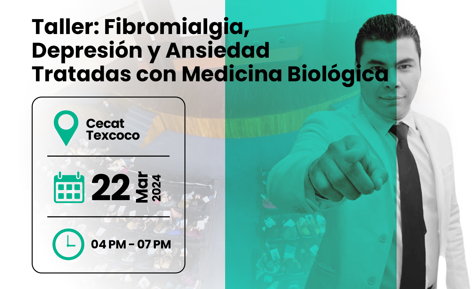 Taller: Fibromialgia, Depresión y Ansiedad Tratadas con Medicina Biológica