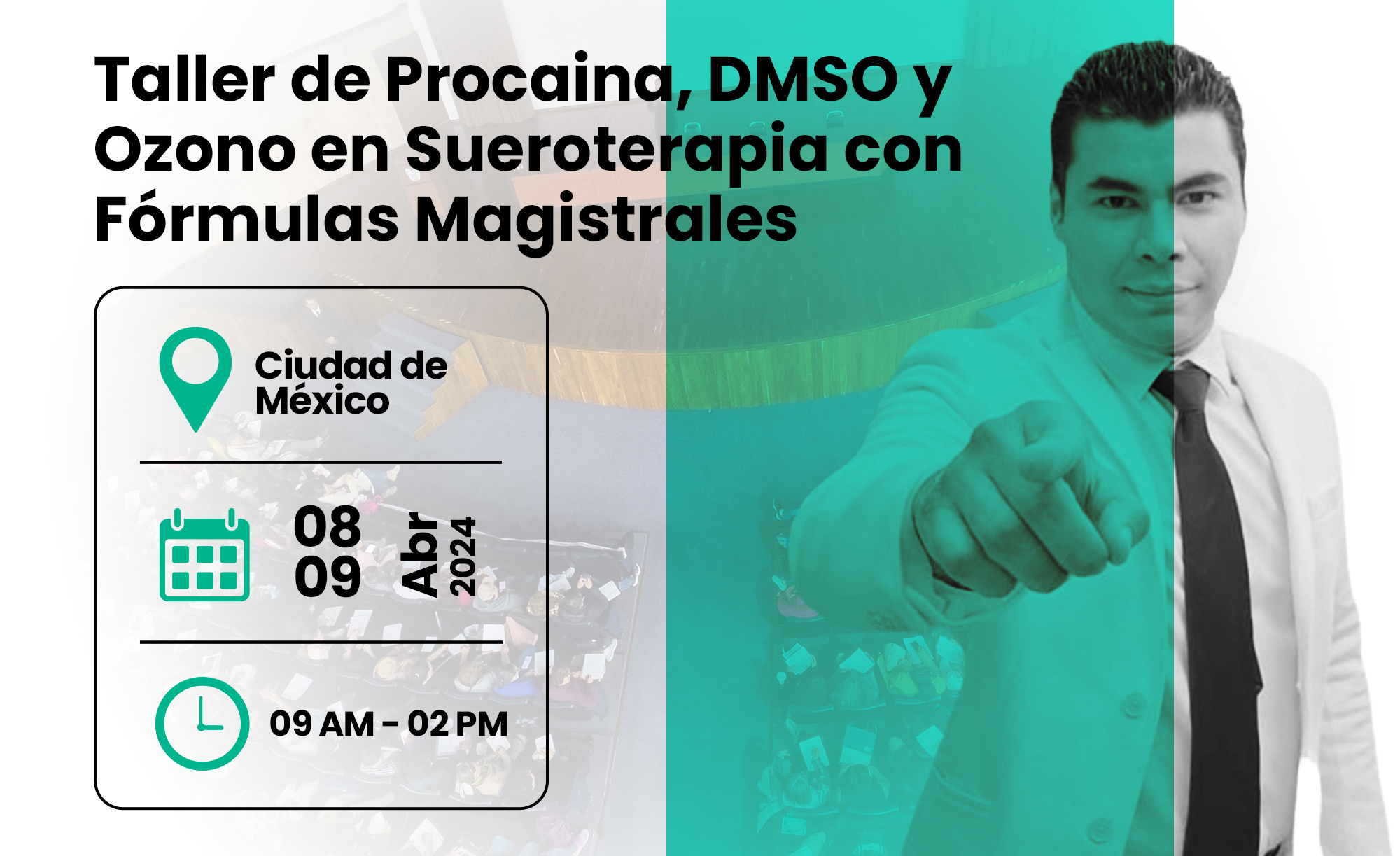 Taller de Procaina, DMSO y Ozono en Sueroterapia con Fórmulas Magistrales