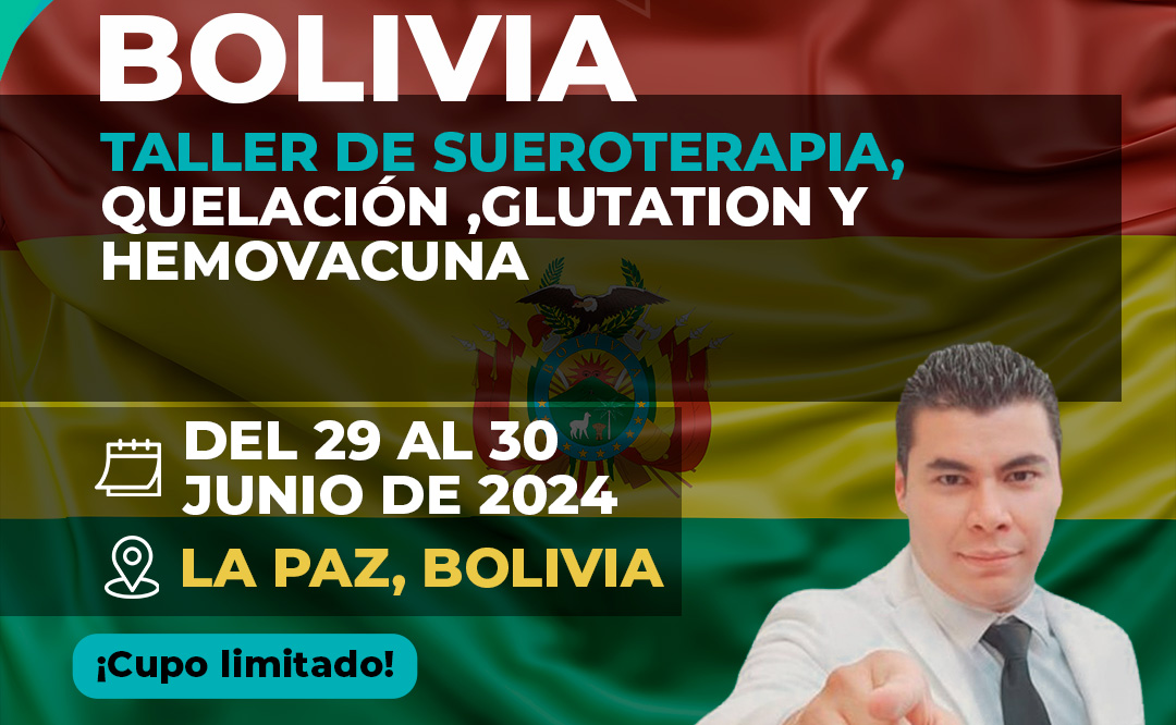 Taller de  Sueroterapia, Quelación ,Glutation y Hemovacuna 