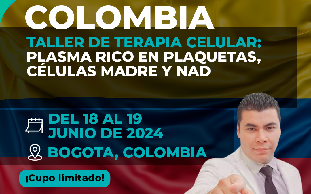 Taller de Terapia Celular: Plasma Rico en Plaquetas, Células Madre y NAD