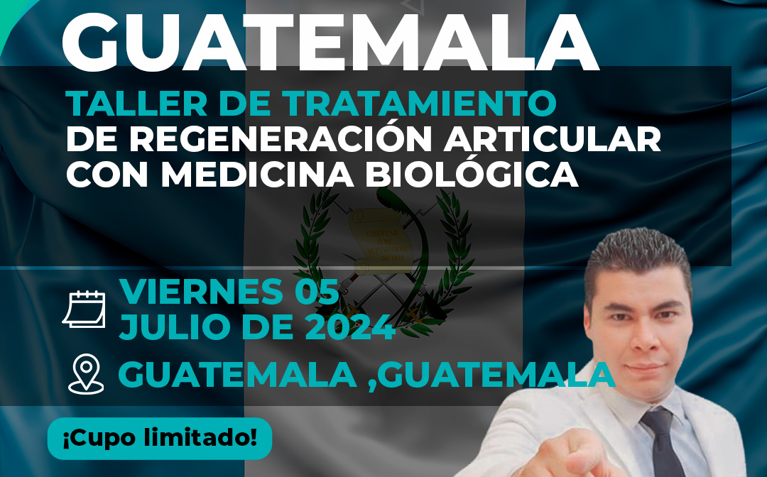 Taller de Tratamiento de Regeneración Articular con Medicina Biológica