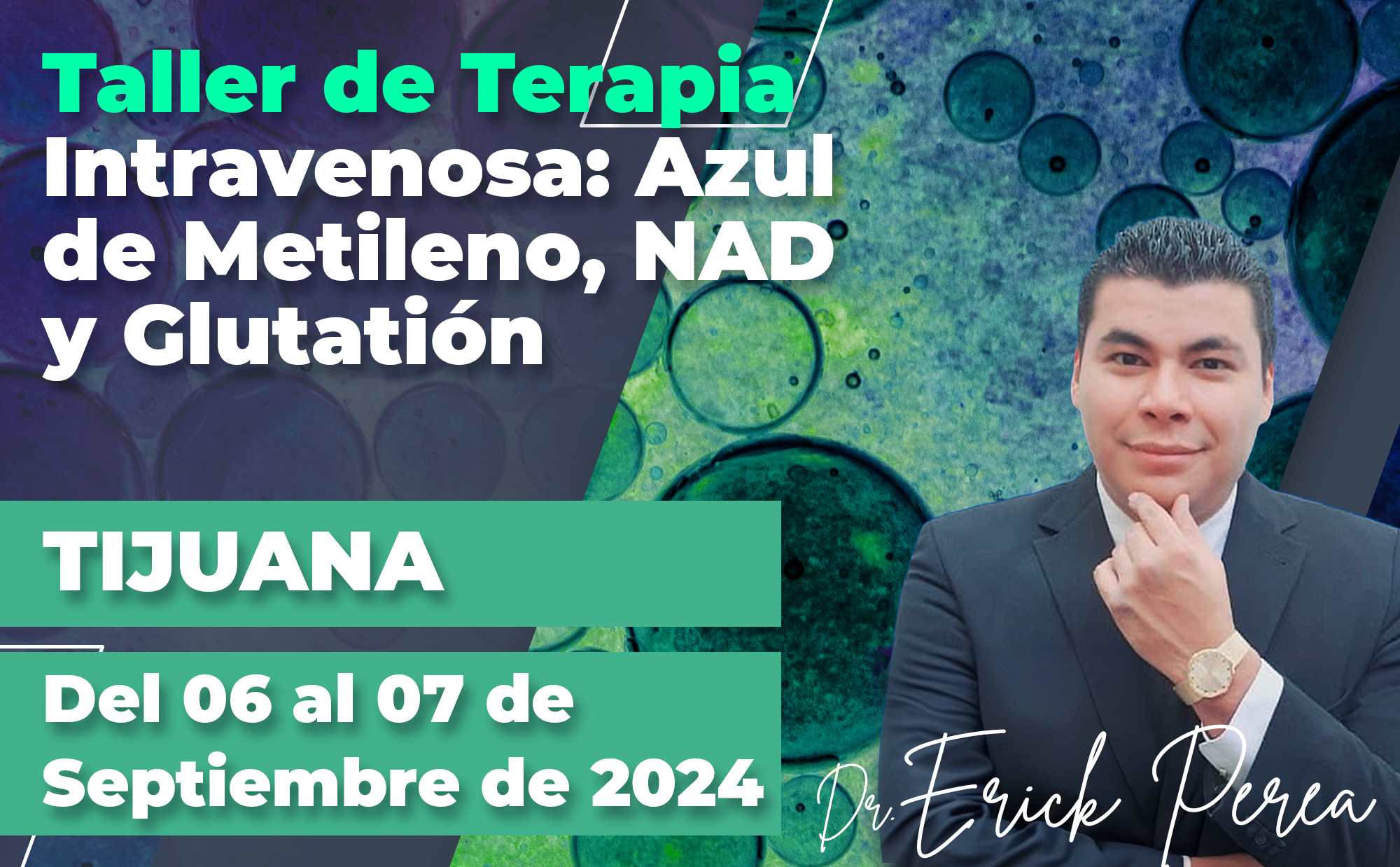 Taller de Terapia Intravenosa: Azul de Metileno, NAD y Glutatión