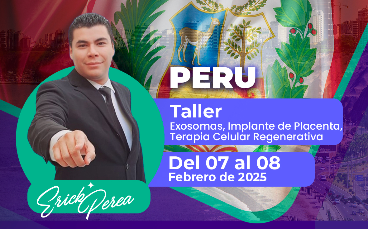 Taller de Exosomas, Implante de Placenta y Terapia Celular Regenerativa con NAD+