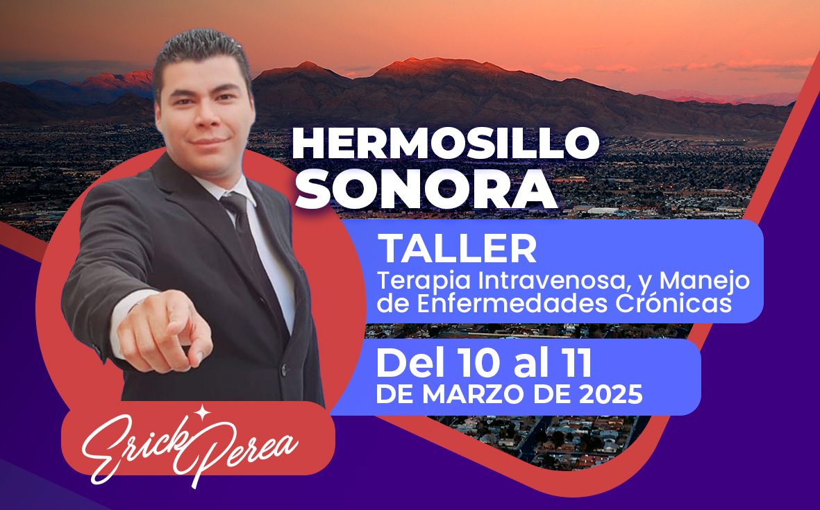 Taller de Terapia Intravenosa, y Manejo de Enfermedades Crónicas con Medicina Regenerativa