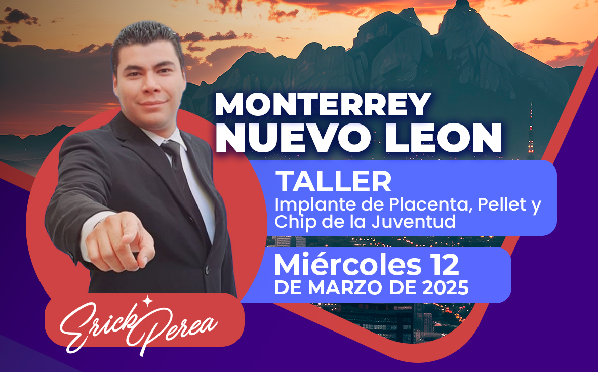 Taller de Implante de Placenta, Pellet y Chip de la Juventud