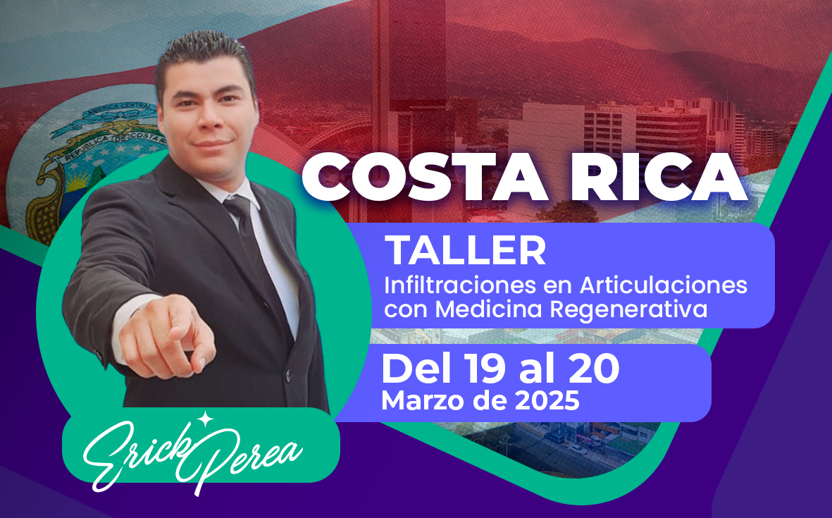 Taller de Infiltraciones en Articulaciones con Medicina Regenerativa