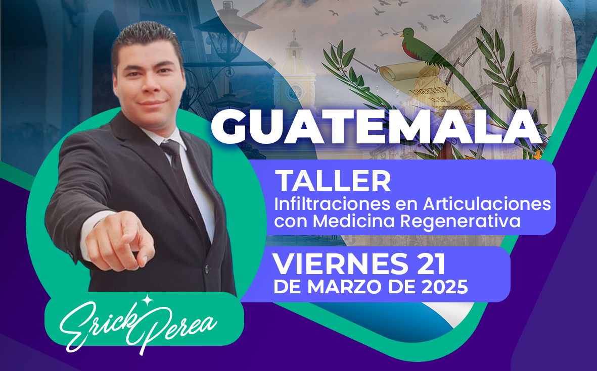 Taller de Infiltraciones en Articulaciones con Medicina Regenerativa