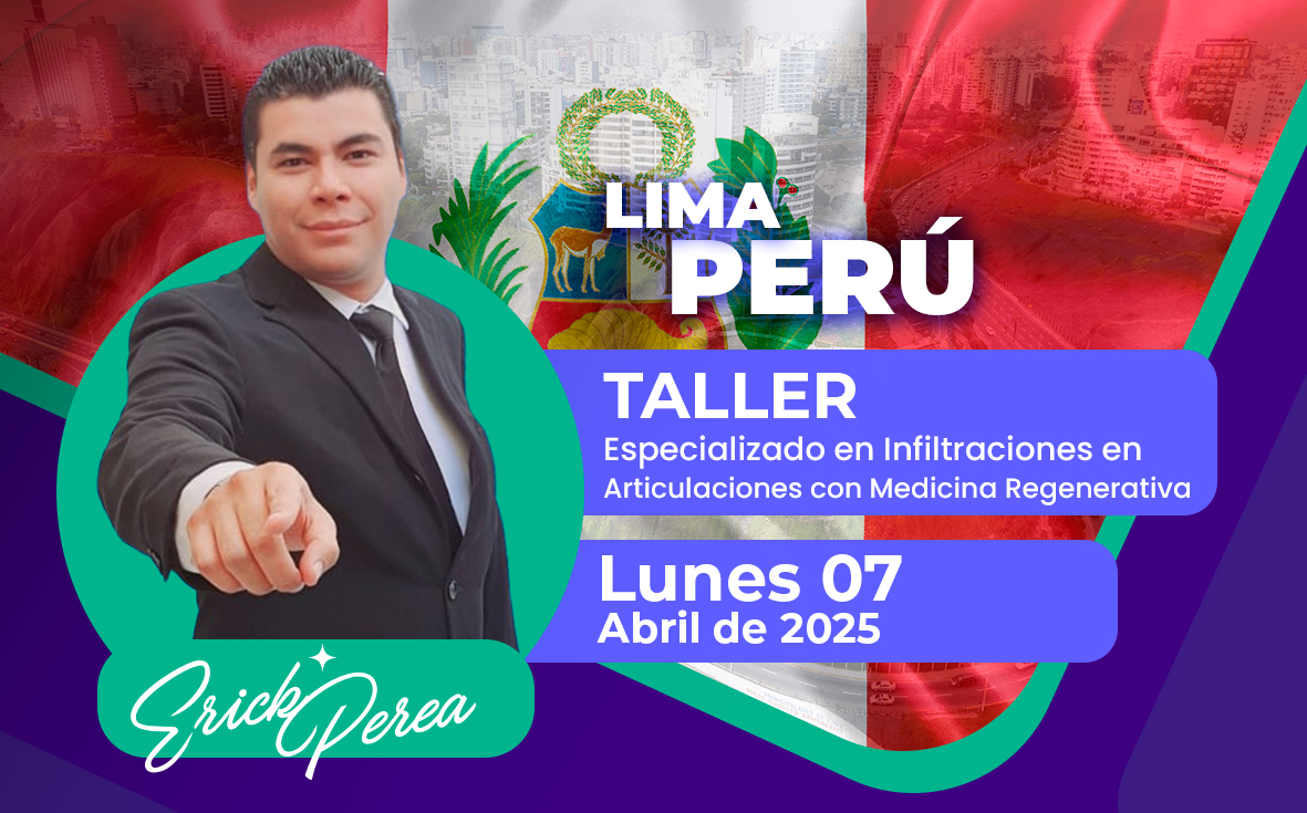 Taller Especializado en Infiltraciones en Articulaciones con Medicina Regenerativa