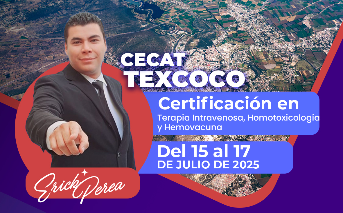 Certificación en Terapia Intravenosa, Homotoxicología y Hemovacuna