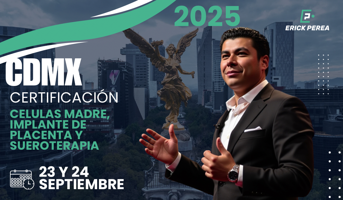 Certificación en Células Madre, Implante de Placenta y Sueroterapia