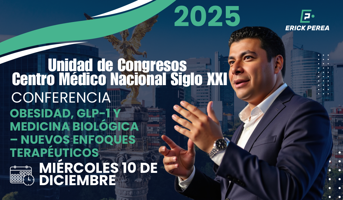 Conferencia: Obesidad, GLP-1 y Medicina Biológica – Nuevos Enfoques Terapéuticos