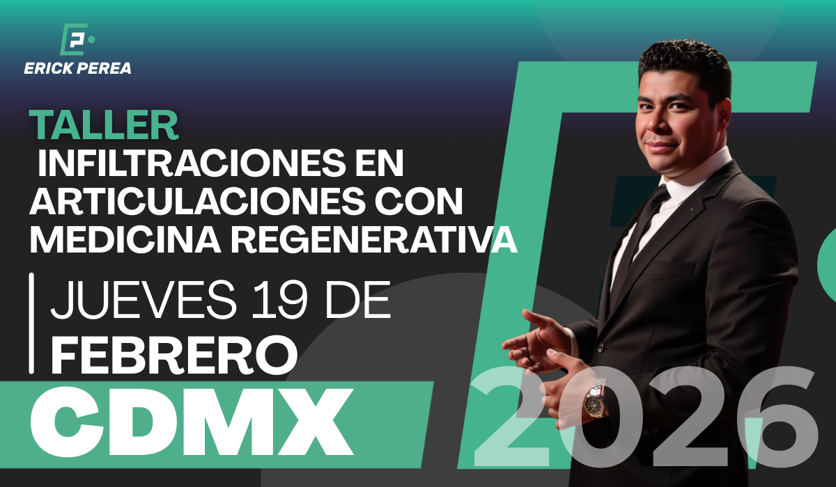 Taller de Infiltraciones en Articulaciones con Medicina Regenerativa