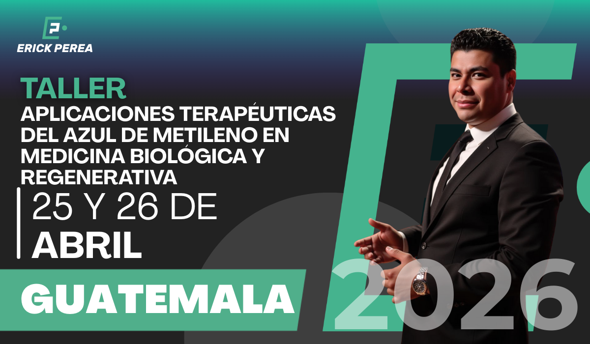 Taller Aplicaciones Terapéuticas del Azul de Metileno en Medicina Biológica y Regenerativa