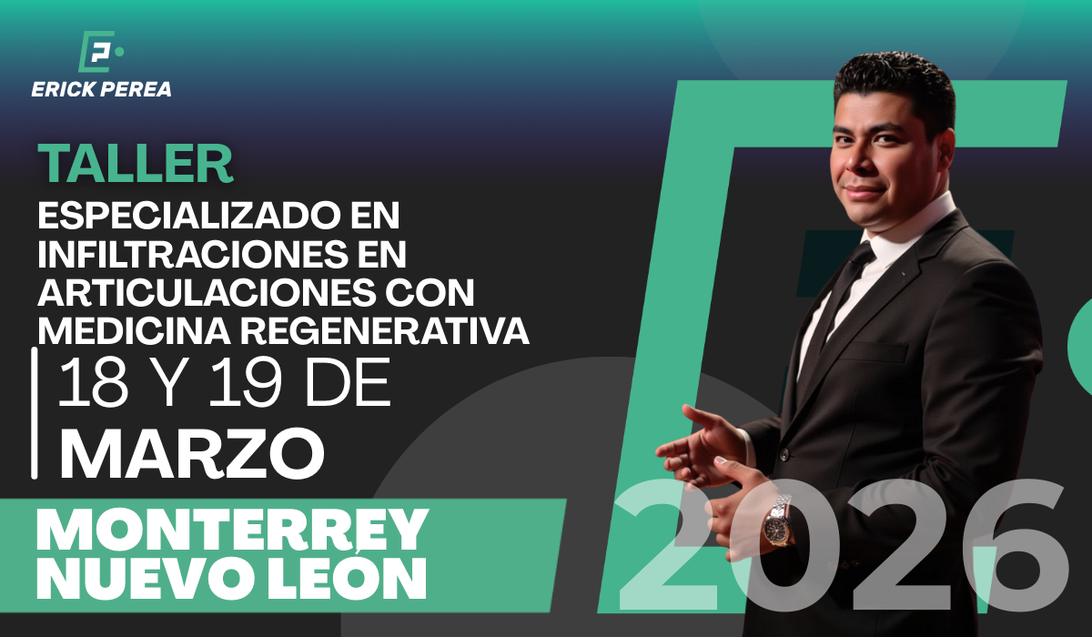 Taller Especializado en Infiltraciones en Articulaciones con Medicina Regenerativa