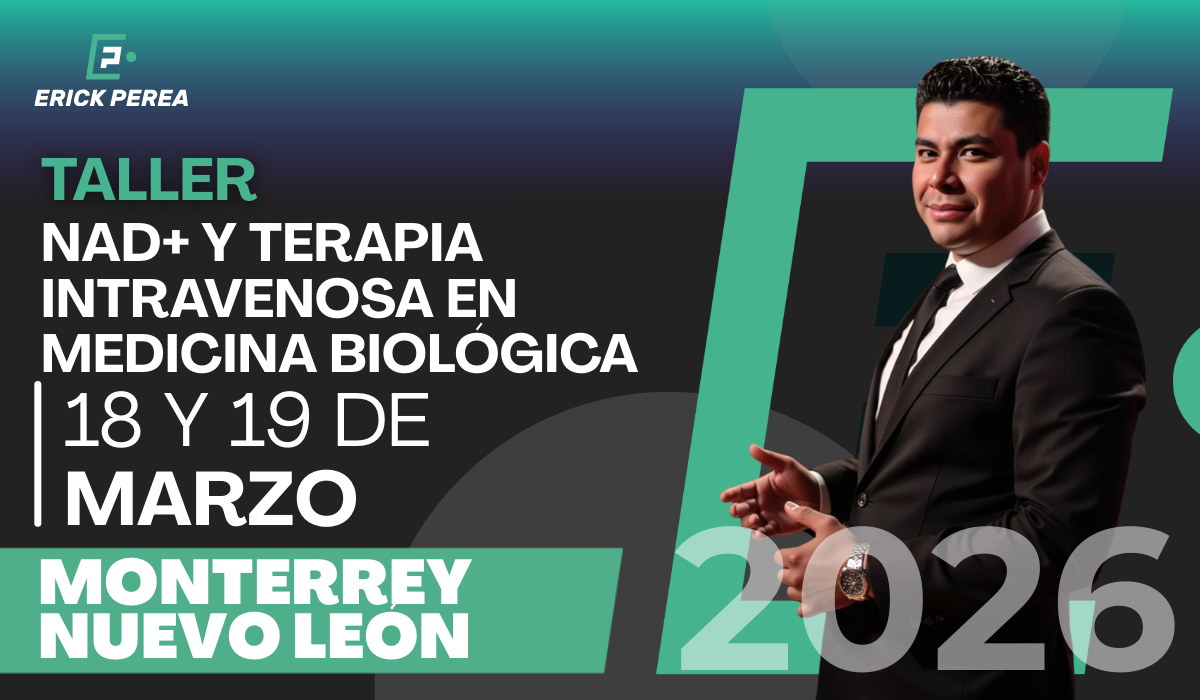 Taller de NAD+ y Terapia Intravenosa en Medicina Biológica