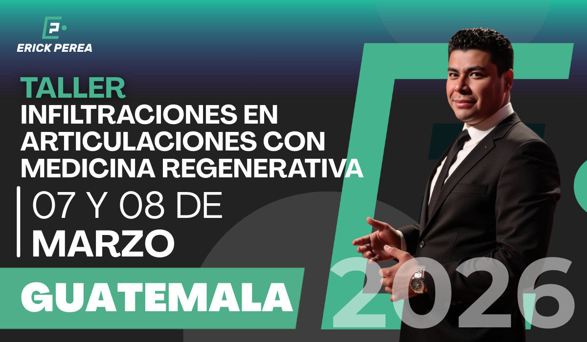Taller de Infiltraciones en Articulaciones con Medicina Regenerativa