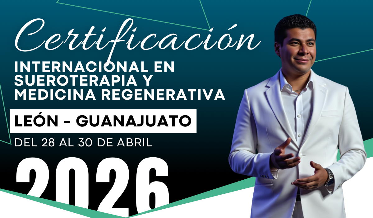 Certificación Internacional en Sueroterapia y Medicina Regenerativa