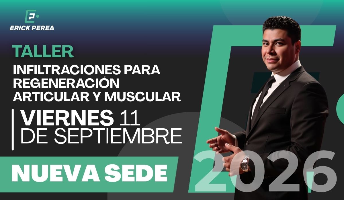 Taller de Infiltraciones para Regeneración Articular y Muscular