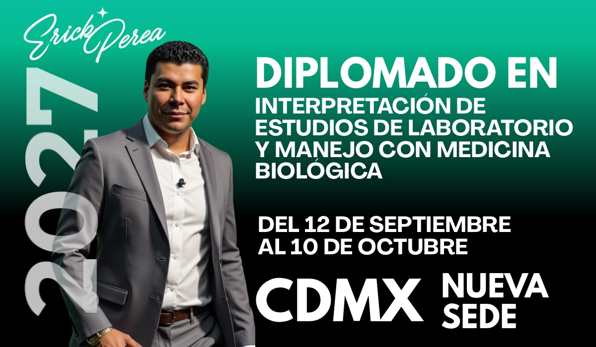 Diplomado en Interpretación de Estudios de Laboratorio y Manejo con Medicina Biológica 
