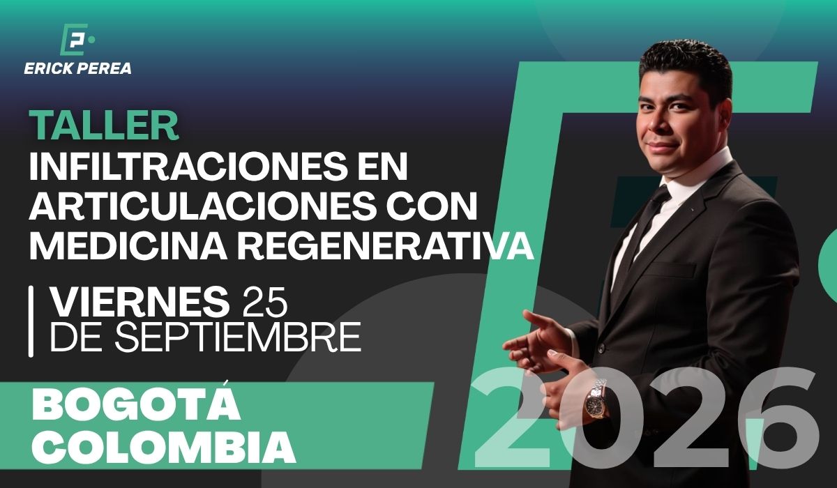 Taller de Infiltraciones en Articulaciones con Medicina Regenerativa