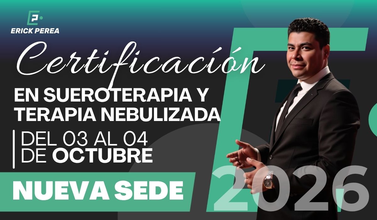 Certificación en Sueroterapia y Terapia Nebulizada