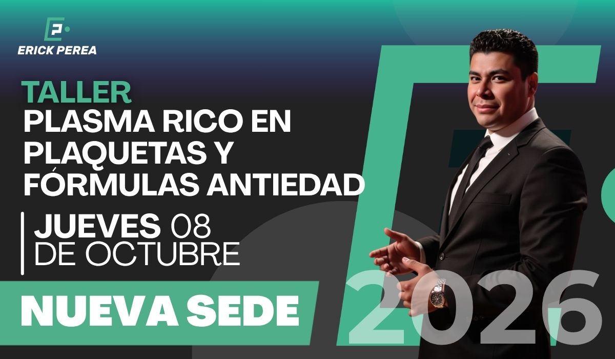 Taller de Plasma Rico en Plaquetas y Fórmulas Antiedad