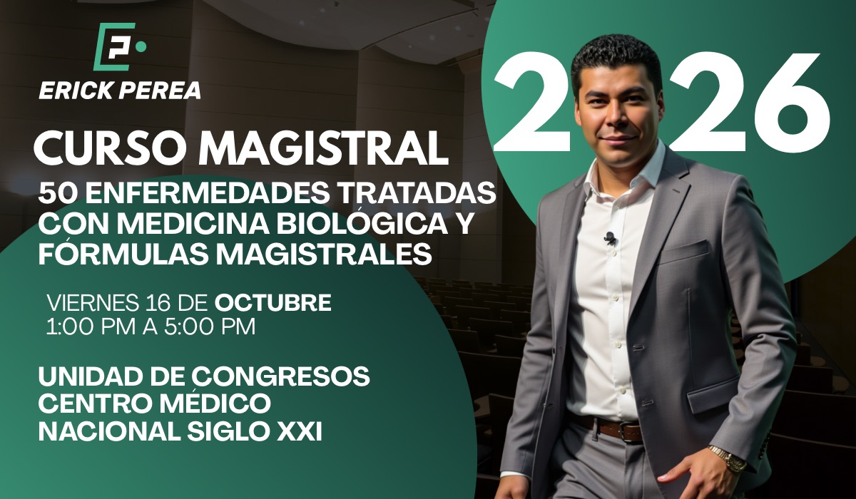 Curso Magistral: 50 Enfermedades Tratadas con Medicina Biológica y Fórmulas Magistrales