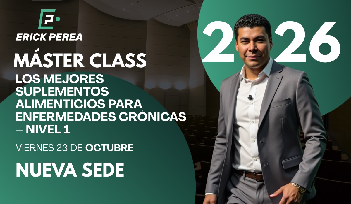 Máster Class: Los Mejores Suplementos Alimenticios para Enfermedades Crónicas – Nivel 1