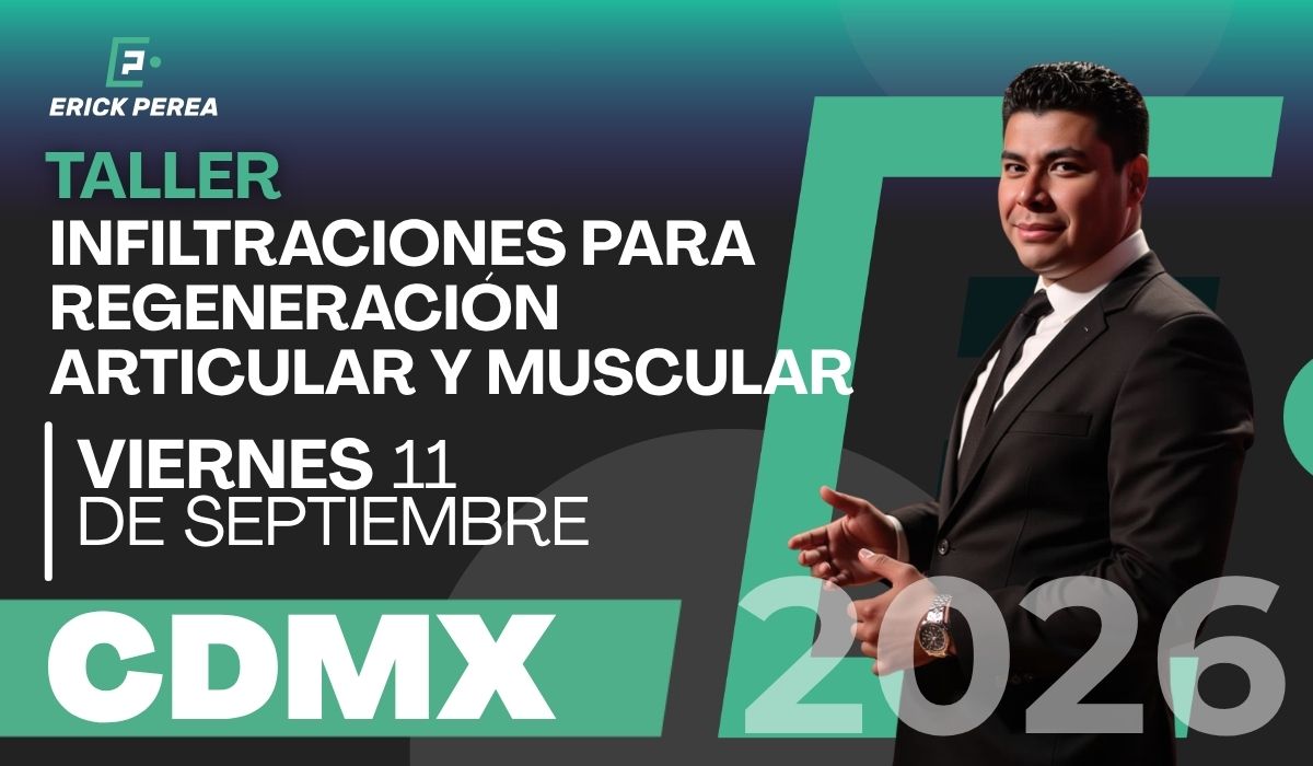 Taller de Infiltraciones para Regeneración Articular y Muscular