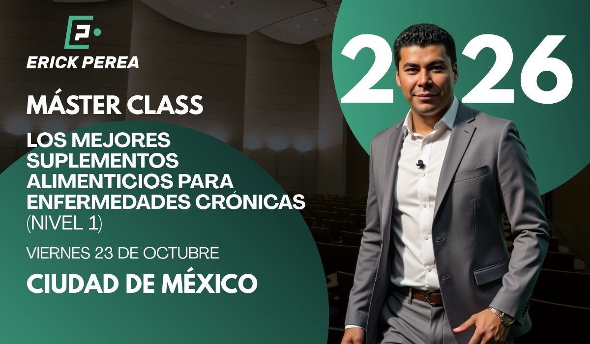 Máster Class: Los Mejores Suplementos Alimenticios para Enfermedades Crónicas – Nivel 1