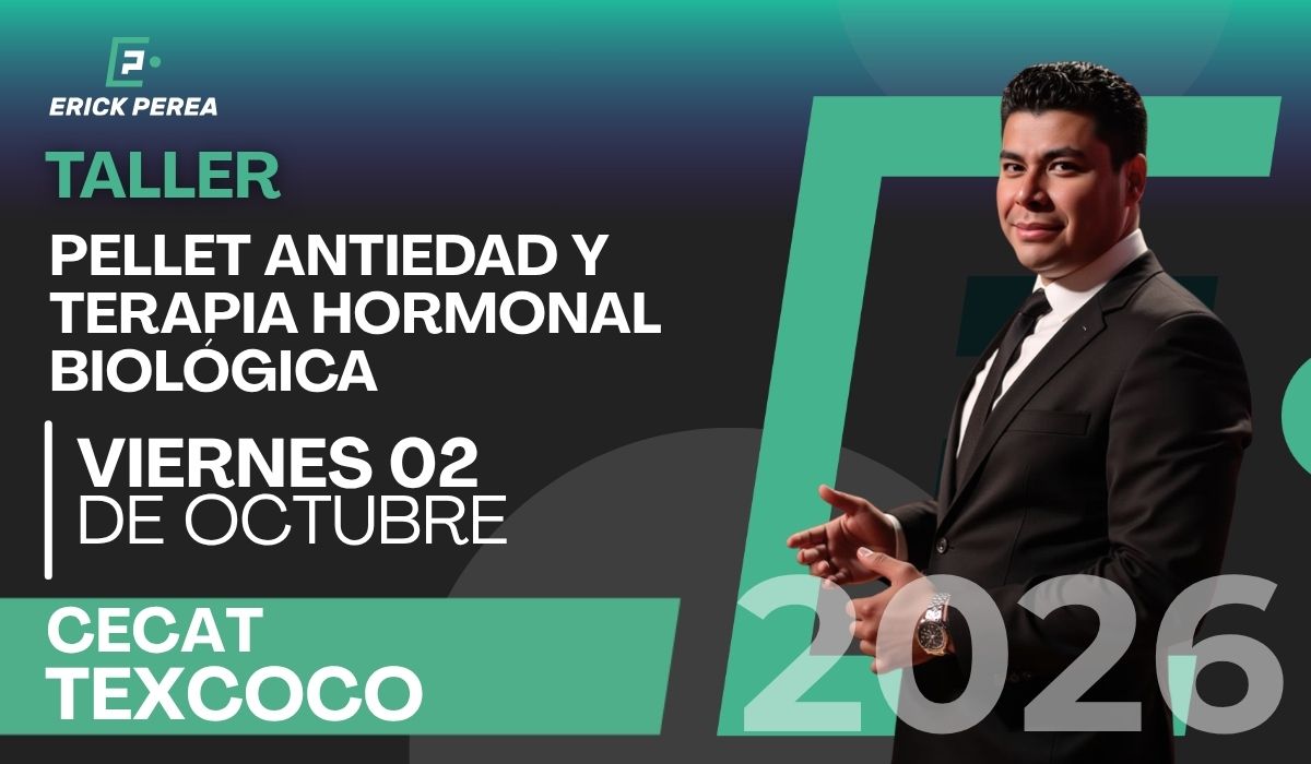 Taller de Pellet Antiedad y Terapia Hormonal Biológica